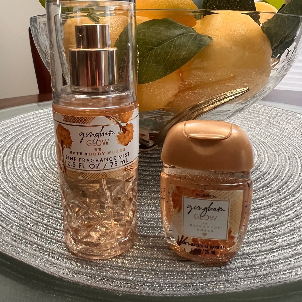 Bath and Body Works Gingham Glow Duo NO Longer SOLD NWT